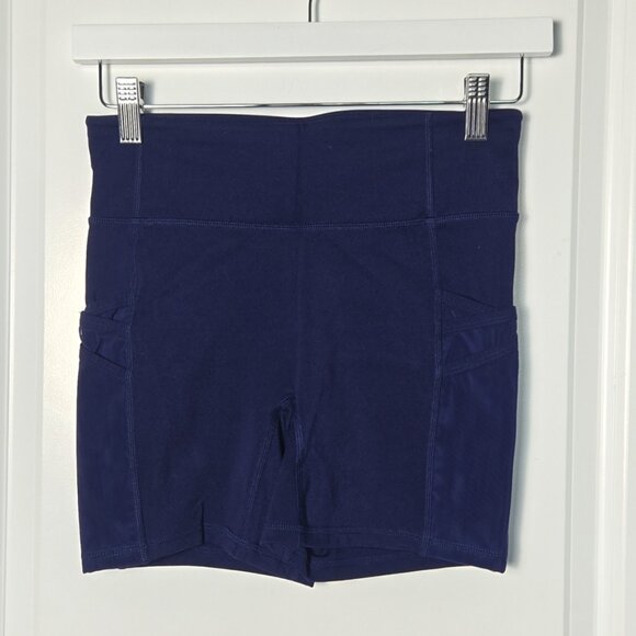 Fabletics Motion365® 5'' Short with Pockets - S Navy - Picture 1 of 6
